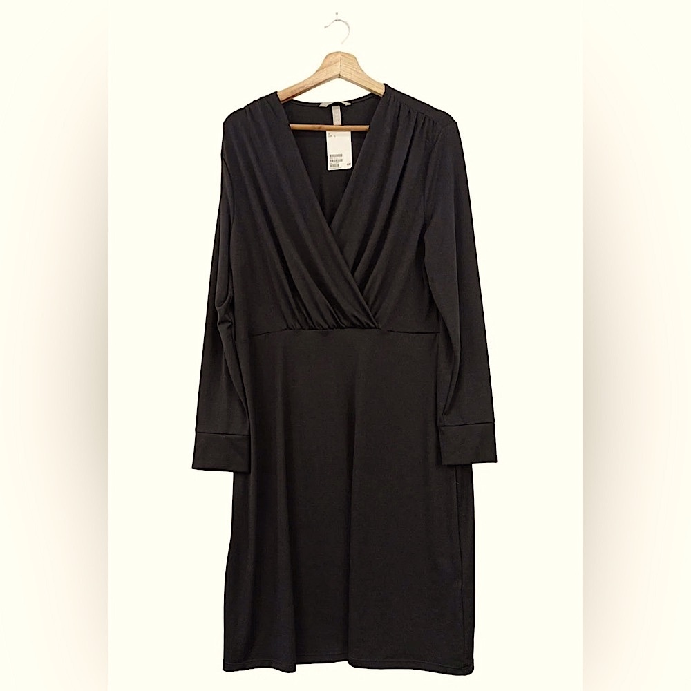 H&M, NWT, Black Evening Dress, XXL, P2P: 25” - Picture 2 of 6